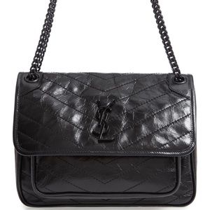 Saint Laurent medium niki leather shoulder bag